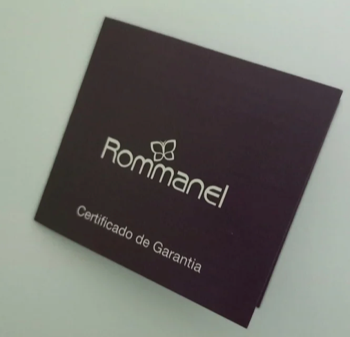 Anel folheado a ouro com trecho Biblico Rommanel